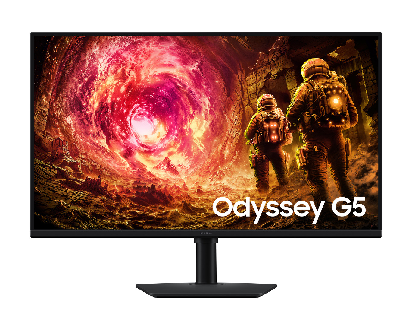 Samsung - Odyssey QHD G5 G50F - 32 " - IPS - QHD - 16:9 - 180 Hz - 1 ms - 2560 x 1440 pixels - 300 cd/m² - HDMI ports quantity 1 - Black