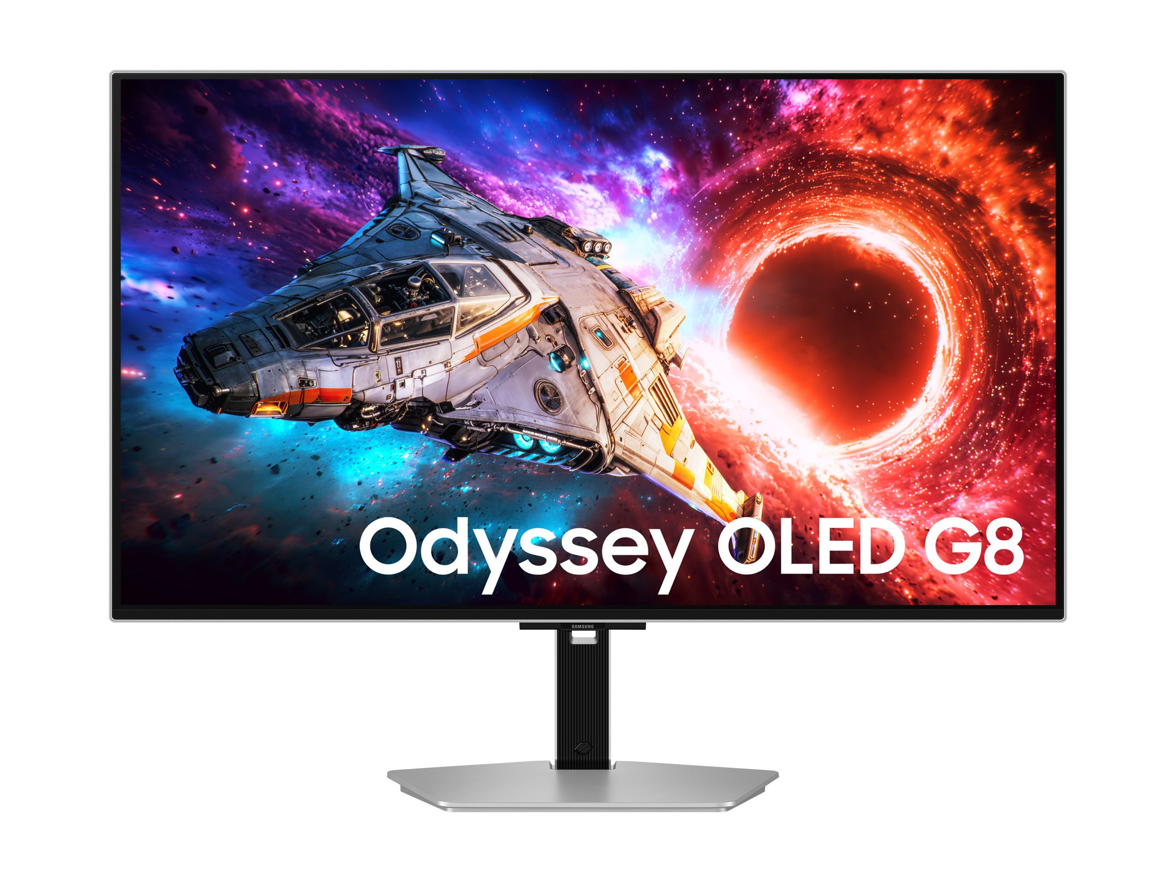 Samsung LS32HG800SUXEN Odyssey OLED G8 - 32 " - OLED - 4K - 16:9 - 240 Hz - 0.03 ms - 3840 x 2160 pixels - 300 cd/m² - HDMI ports quantity 2 - Silver