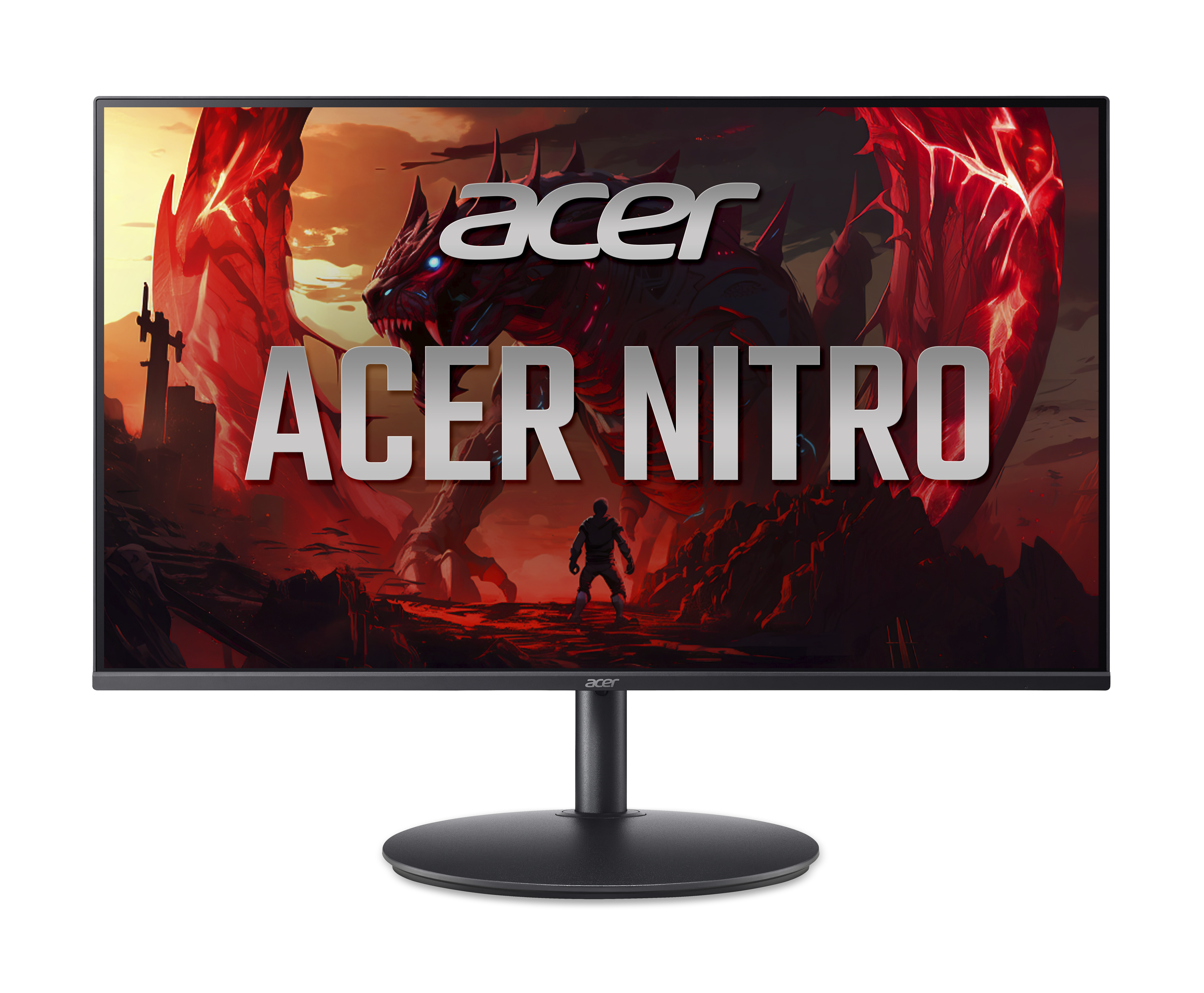 Acer Nitro XF27FX Ergo - 27 " - IPS - FHD - 16:9 - 240 Hz - 0.5 ms - 1920 x 1080 pixels - 250 cd/m² - HDMI ports quantity 2 - Black