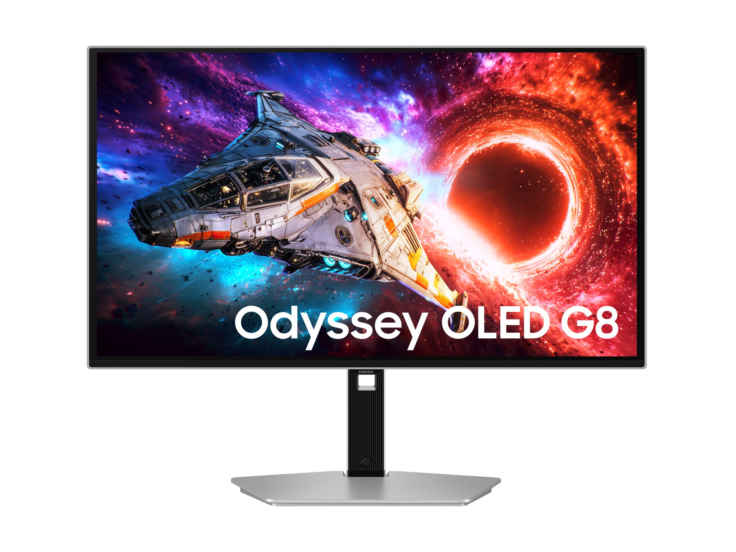 Samsung LS27HG800SUXEN - 27 " - QD-OLED - 16:9 - 240 Hz - 0.03 ms - 3840 x 2160 pixels - 250 cd/m² - HDMI ports quantity 2 - Silver