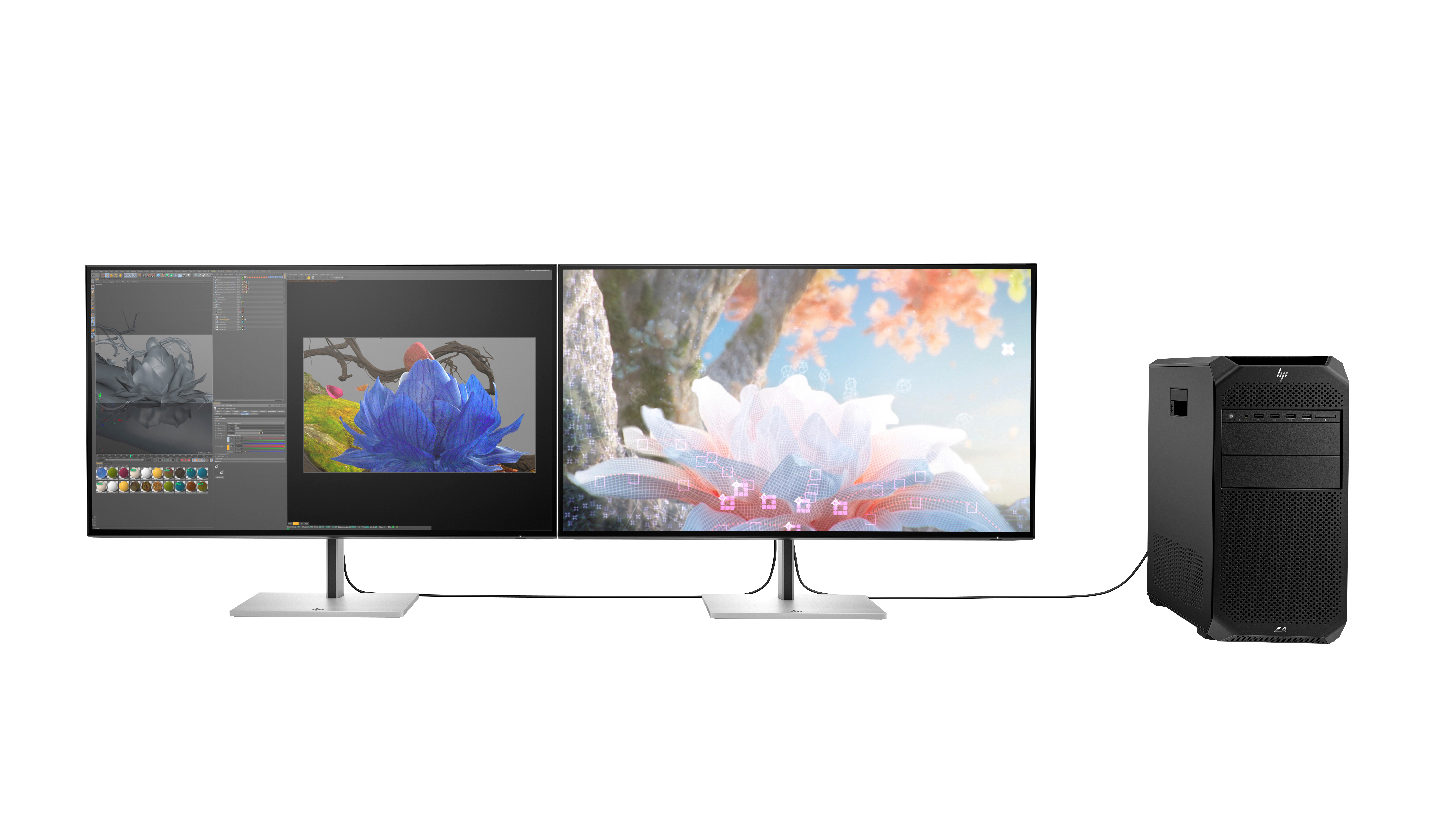 HP 732pk Series 7 Pro 4K TB4 Charging Monitor - 31.5" 3840x2160 UHD 400-nit 60Hz AG, IPS Black HDR 400, USB-C(100W/15W)/HDMI/DisplayPort Daisy-Chain, 4x USB-A, RJ-45 LAN, height adjustable/tilt/swivel/pivot, 3 years (replaces Z32k G3)