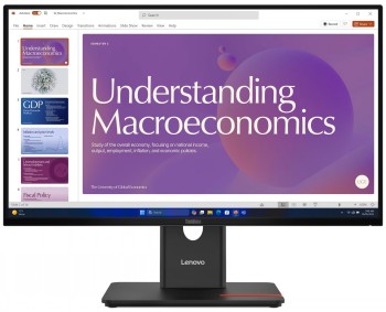 Lenovo - ThinkVision T24D-40 - 23.8 " - IPS - 16:9 - 120 Hz - 4 ms - 1920 x 1080 pixels - 250 cd/m² - HDMI ports quantity 1 - Eclipse Black - Warranty 36 month(s)