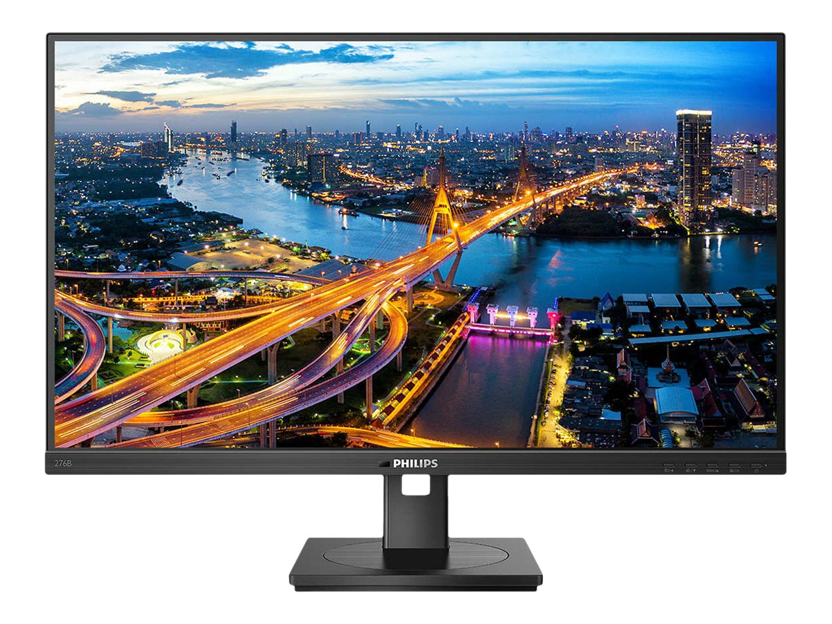 Philips - LCD Monitor with USB-C - 276B1/00 - 27 " - IPS - QHD - 16:9 - 75 Hz - 4 ms - 2560 x 1440 pixels - 300 cd/m² - HDMI ports quantity 2 - Black