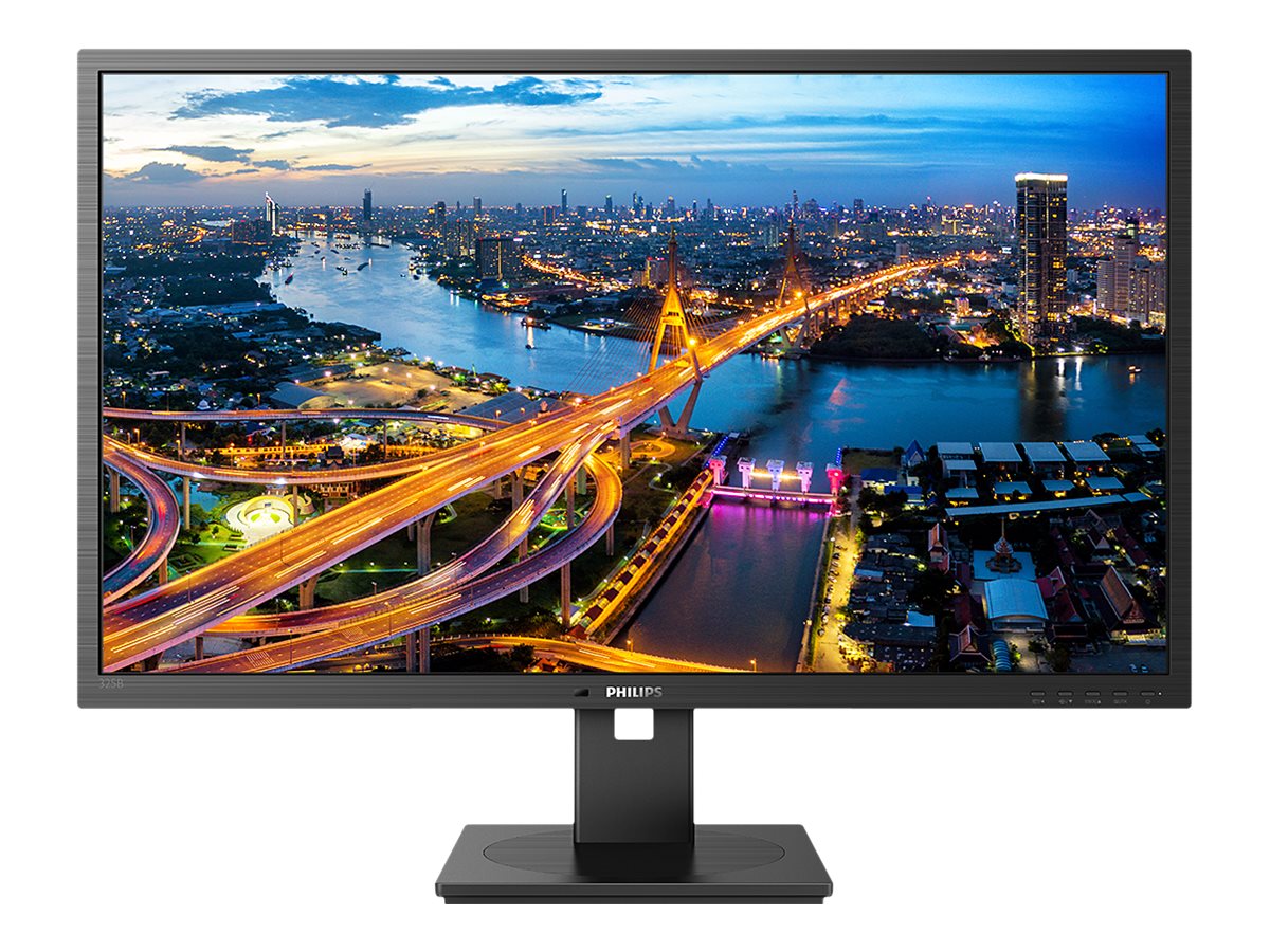 Philips - LCD monitor with PowerSensor - 325B1L/00 - 31.5 " - IPS - QHD - 16:9 - 75 Hz - 4 ms - 2560 x 1440 pixels - 250 cd/m² - Audio output - HDMI ports quantity 2 - Black