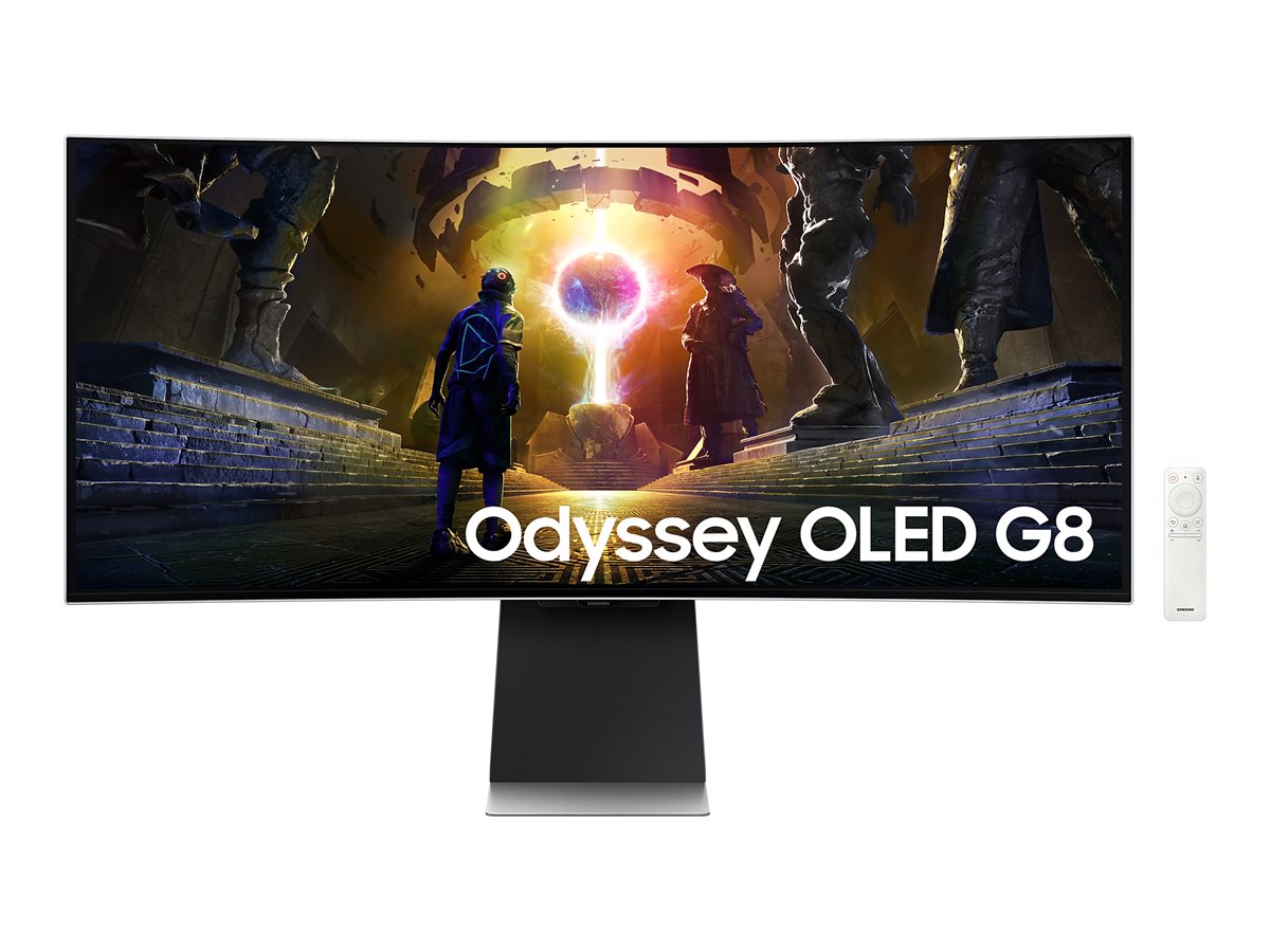 Samsung - LS34DG850SUXDU - 34 " - OLED - 21:9 - 175 Hz - 0.03 ms - 3440 x 1440 pixels - HDMI ports quantity 2 - Silver