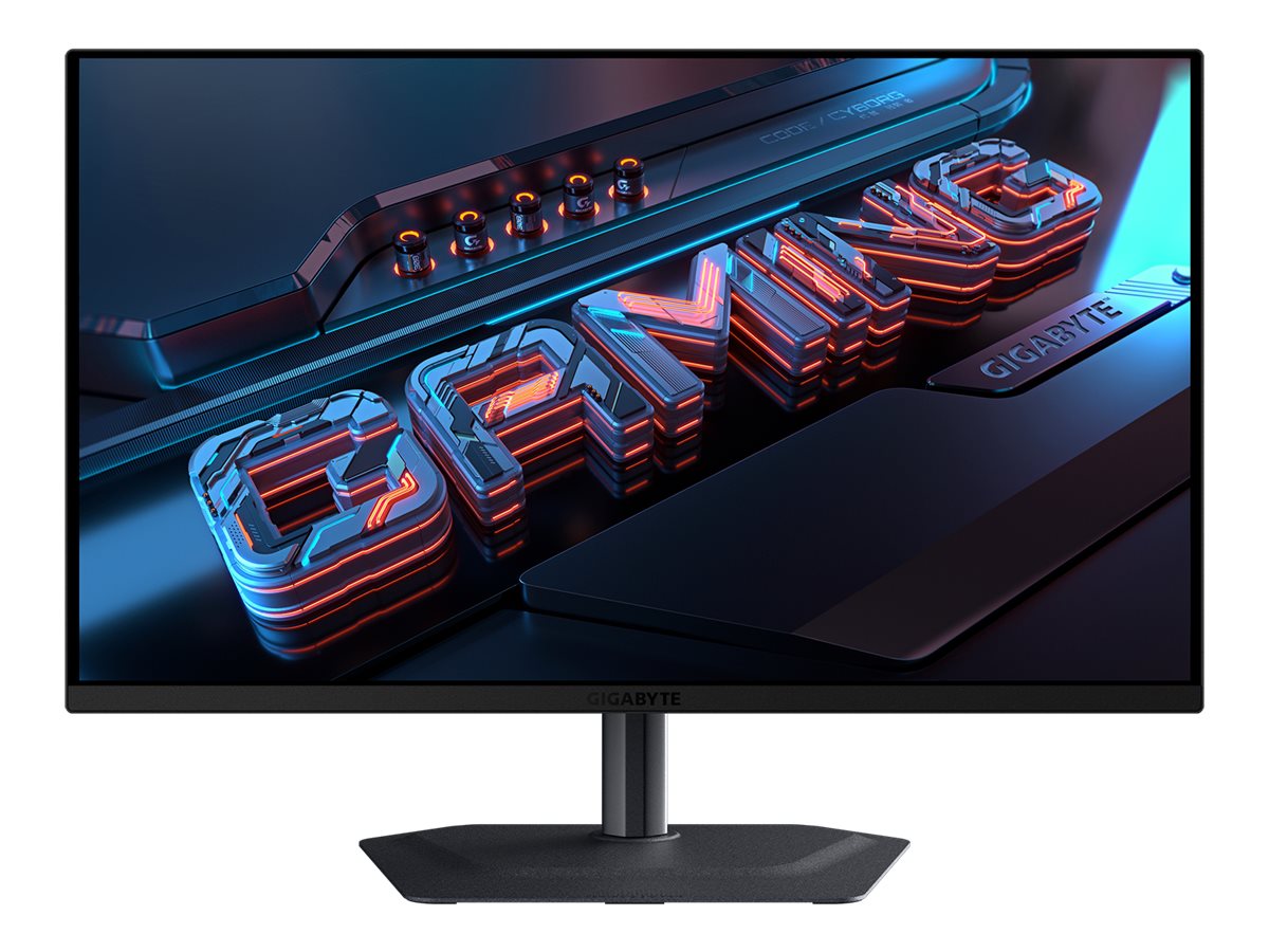 Gigabyte - MO27Q2A EK - 27 " - QD-OLED - QHD - 280 Hz - 0.03 ms - 2560 x 1440 pixels - 1000 cd/m² - HDMI ports quantity 2 - Black
