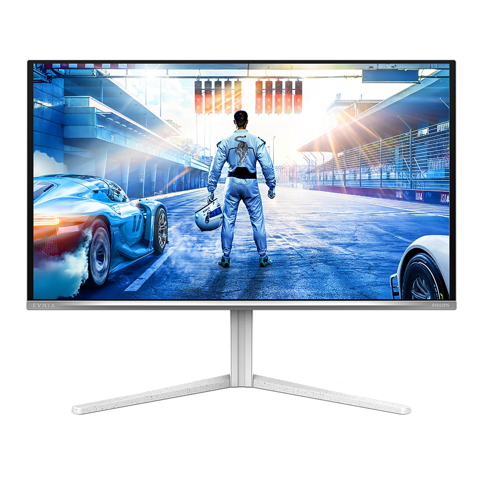 Philips - 27M2N6501L/00 - 27 " - QD-OLED - 16:9 - 240 Hz - 0.03 ms - 2560 x 1440 pixels - 400 cd/m² - HDMI ports quantity 2 - White