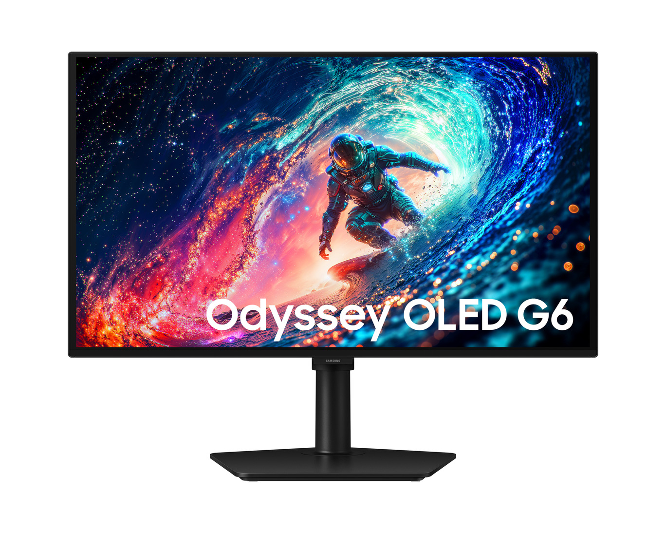 Samsung - Odyssey OLED G6 G61SH - 27 " - OLED - QHD - 16:9 - 240 Hz - 0.03 ms - 2560 x 1440 pixels - 200 cd/m² - HDMI ports quantity 1 - Black