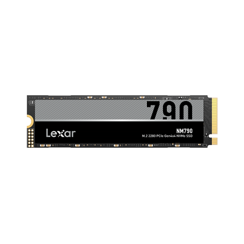 Lexar - SSD - NM790 - 512 GB - SSD form factor M.2 2280 - Solid-state drive interface M.2 NVMe - Read speed 7200 MB/s - Write speed 4400 MB/s