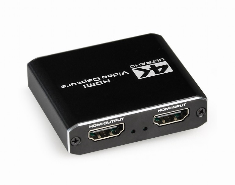 Gembird - USB HDMI grabber, 4K, pass-through HDMI - UHG-4K2-01