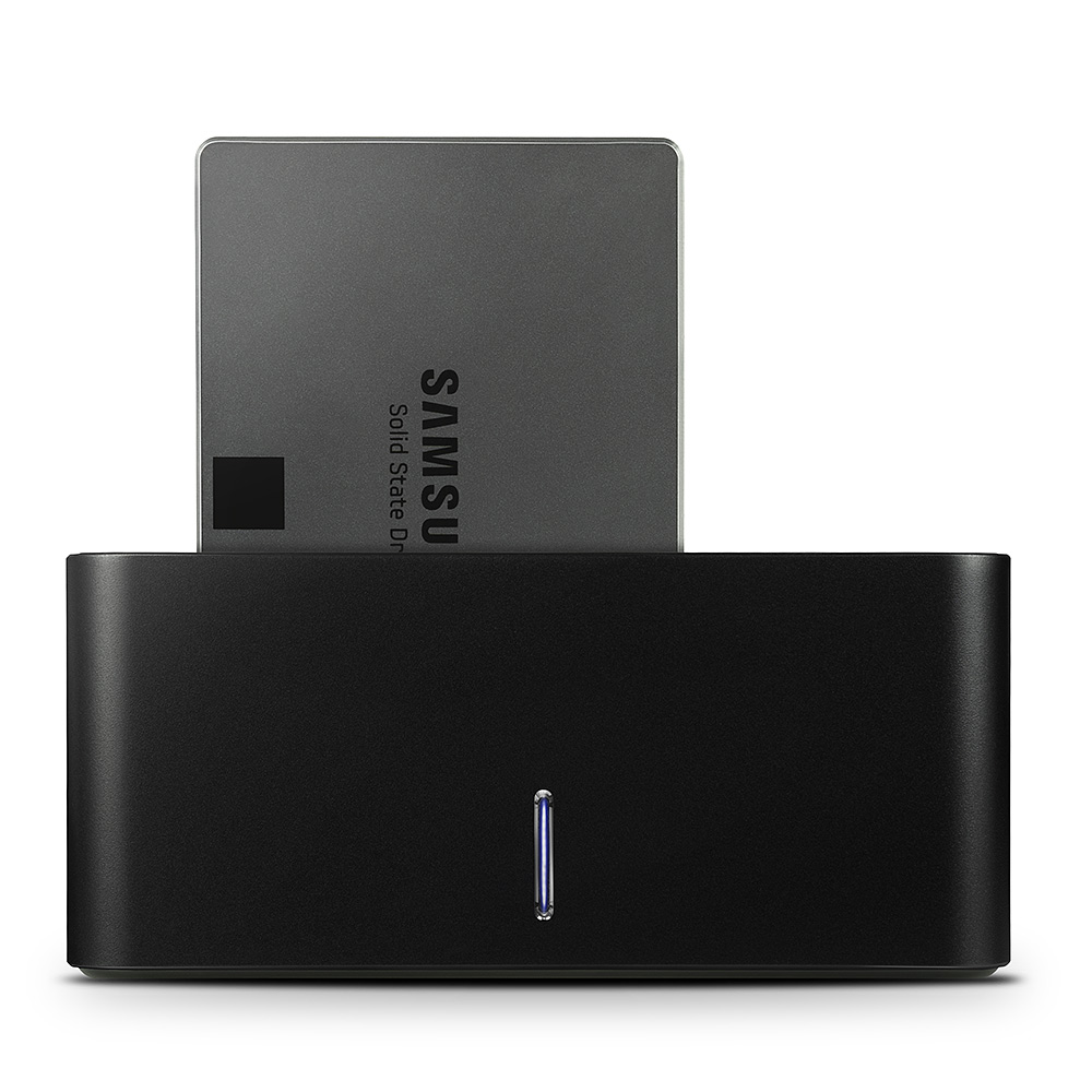 AXAGON - USB 3.0-1x SATA 6G HDD Dock Station, Black - ADSA-SN