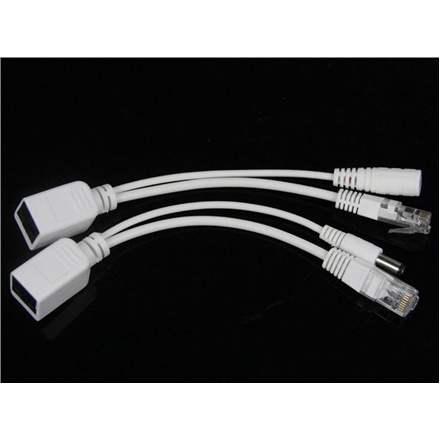 Cablexpert - PP12-POE-0.15M-W - 0.15 m - White - UTP passive PoE adapter kit
