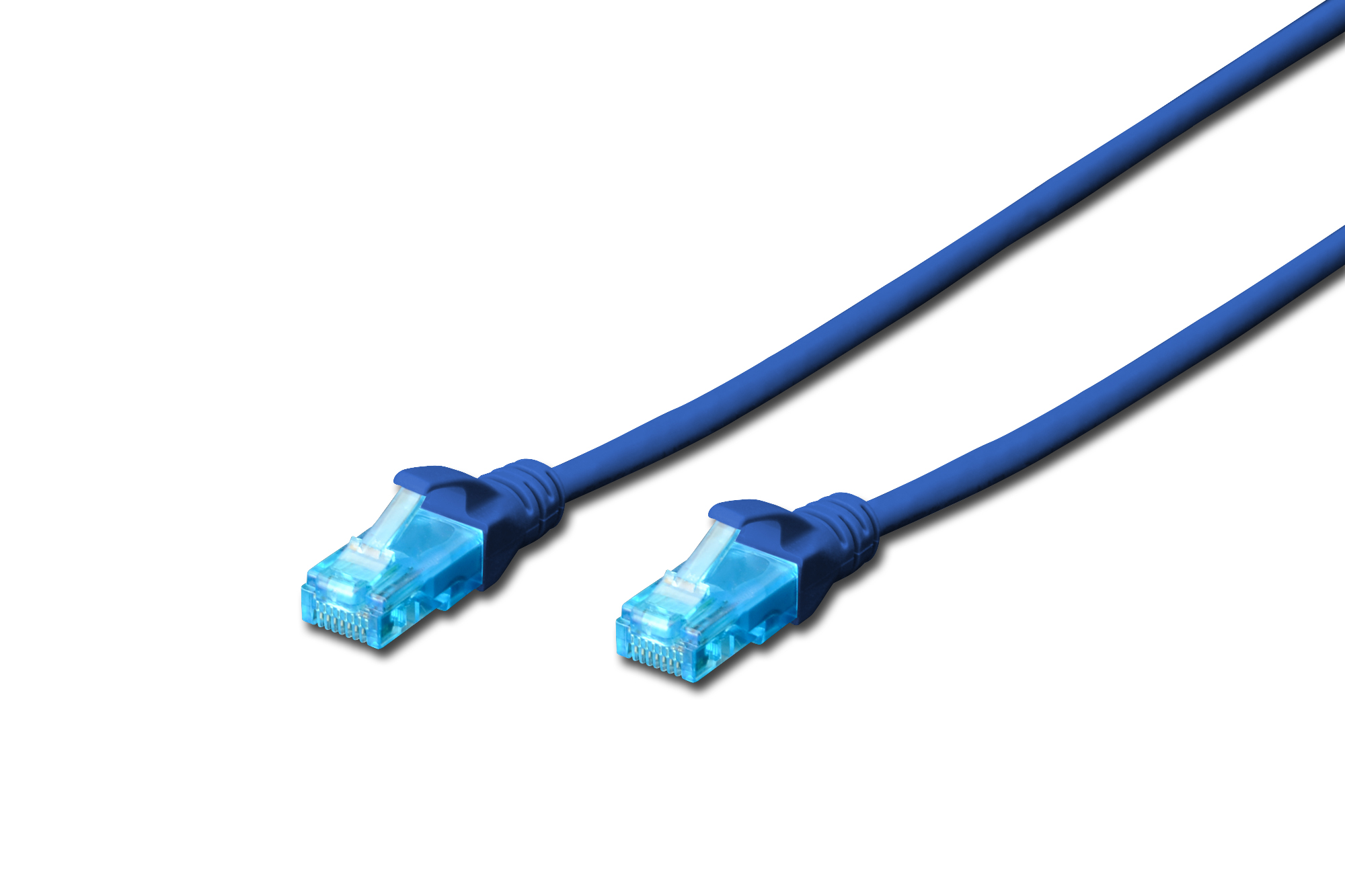 Digitus - Patch cord - CAT 5e U-UTP, PVC AWG 26/7, 1 m
