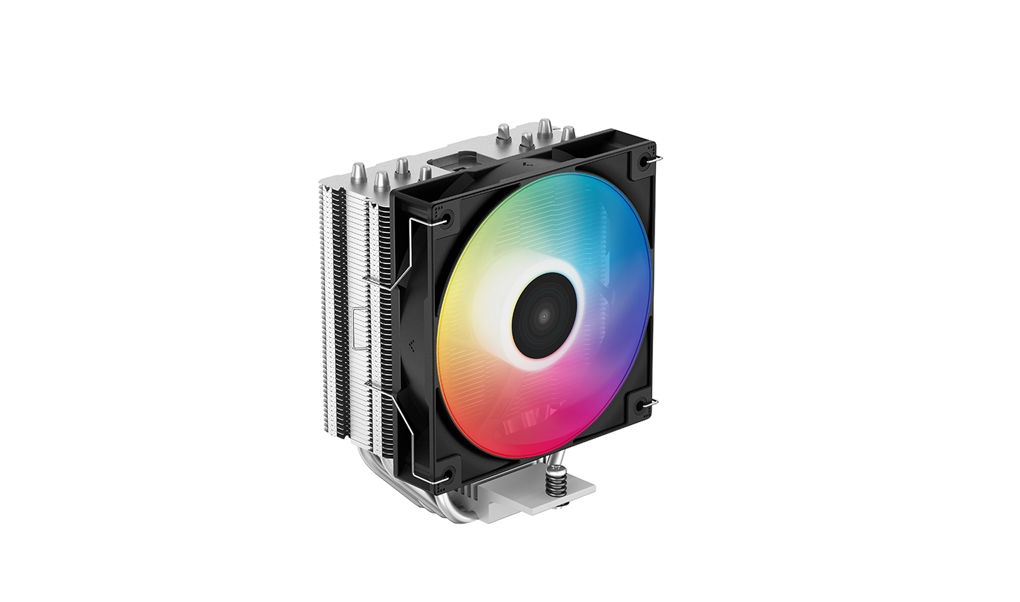 Deepcool - CPU Cooler - AG400 BK LED - Black - Intel, AMD