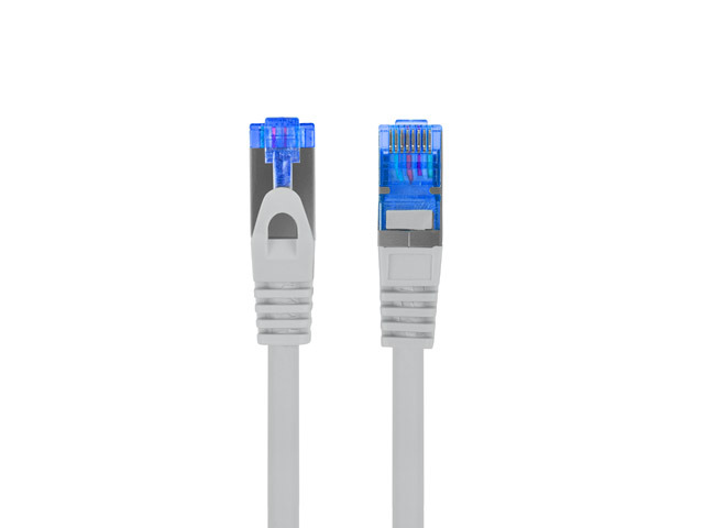 Lanberg - Patchcord Cat.6A S/FTP LSZH CCA - PCF6A-10CC-0100-S - 1 m - Grey