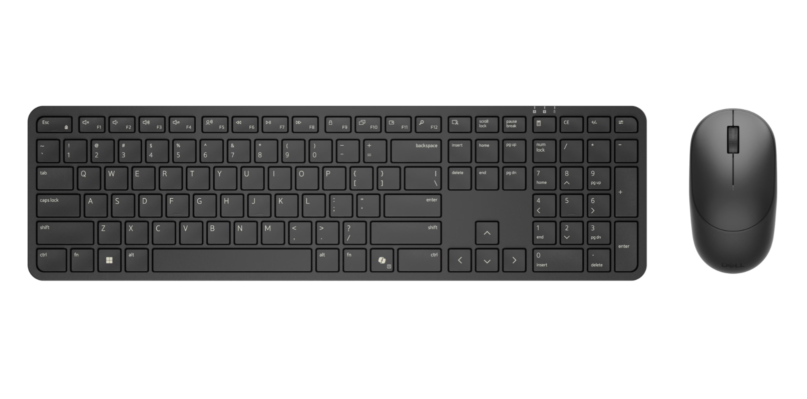Dell Pro 5 Keyboard and Mouse - KM526 - Keyboard and Mouse Set - Wireless - Russian - Black