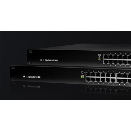 Ubiquiti - Switch - ES-24-250W - Web managed - Rackmountable - Gigabit Ethernet (copper) ports quantity 24 - SFP ports quantity 2 - 12 month(s)