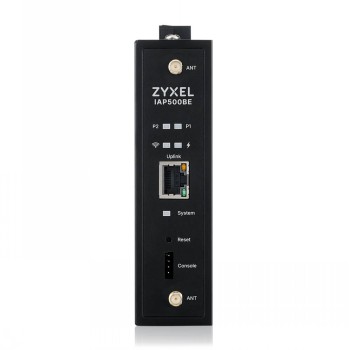 ZYXEL IAP500BE, BE5000, DUAL RADIO 2X2 MU-MIMO, POE+ (802.3AT), INDUSTRIAL AP, DIN RAIL MOUNTED STANDALONE/NEBULA CLOUD MANAGED, DC POWER (2Y WARRANTY)