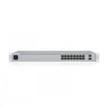 Ubiquiti - 16Port Gigabit Switch with PoE and SFP - USW-16-POE - Managed L2 - Rack-mountable/Desktop