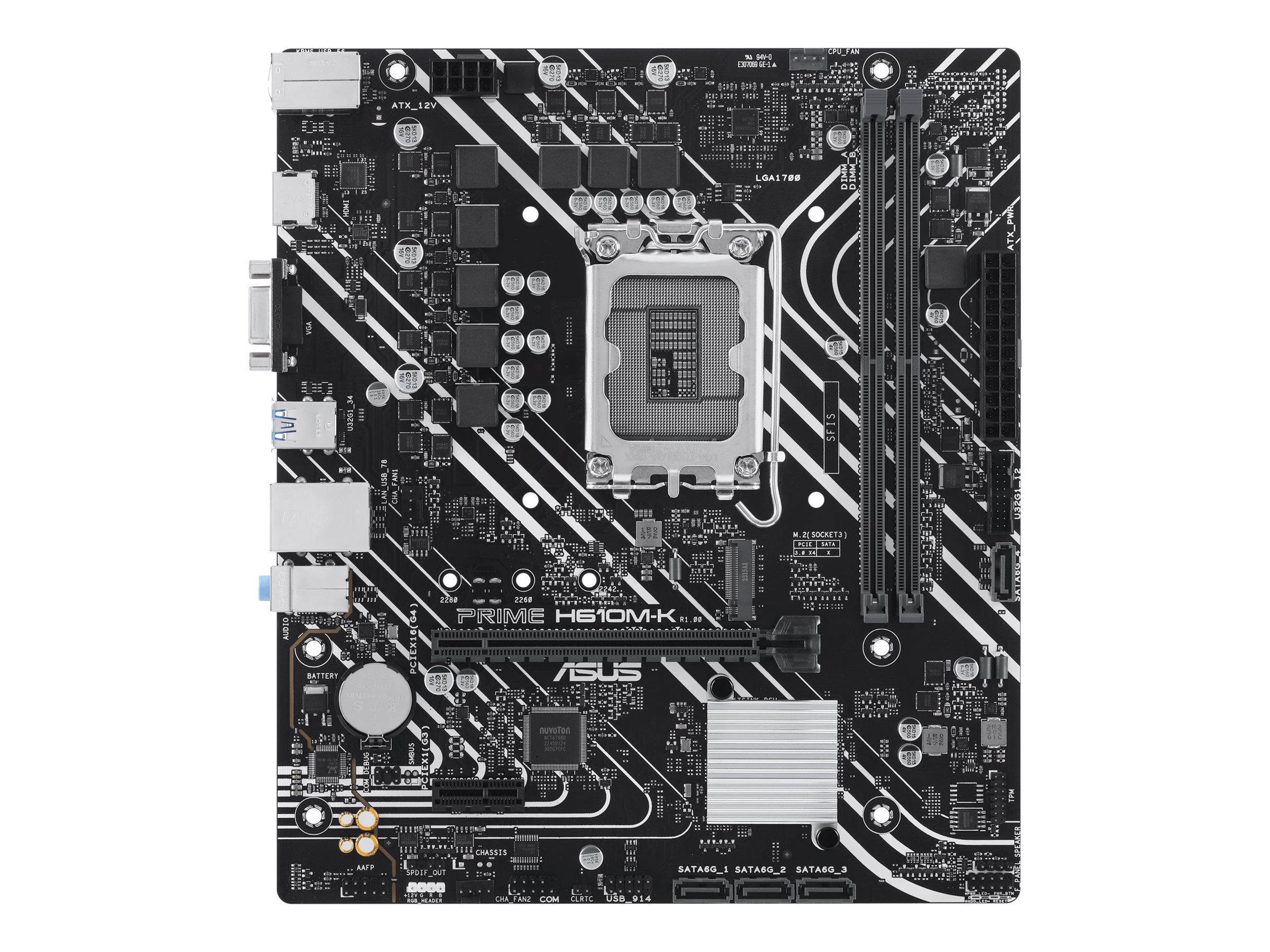 Asus Processor family Intel - Processor socket LGA1700 - DDR5 DIMM - Supported hard disk drive interfaces SATA, M.2 - Number of SATA connectors 4