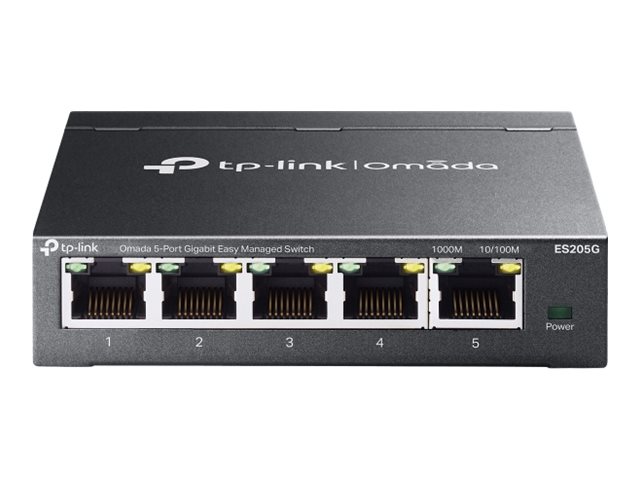TP-LINK - Omada 5-Port Gigabit Easy Managed Switch - ES205G - Desktop