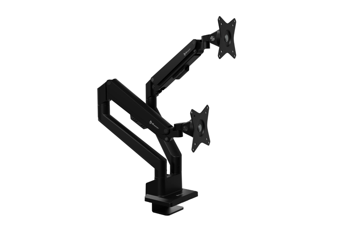 Arozzi Desk Mount - Neo Duo - Gas Spring Monitor Arm AZ-ALZARE-NEO-DUO-BK - Tilt, Swivel, Rotation - Maximum weight (capacity) 9 kg - Black