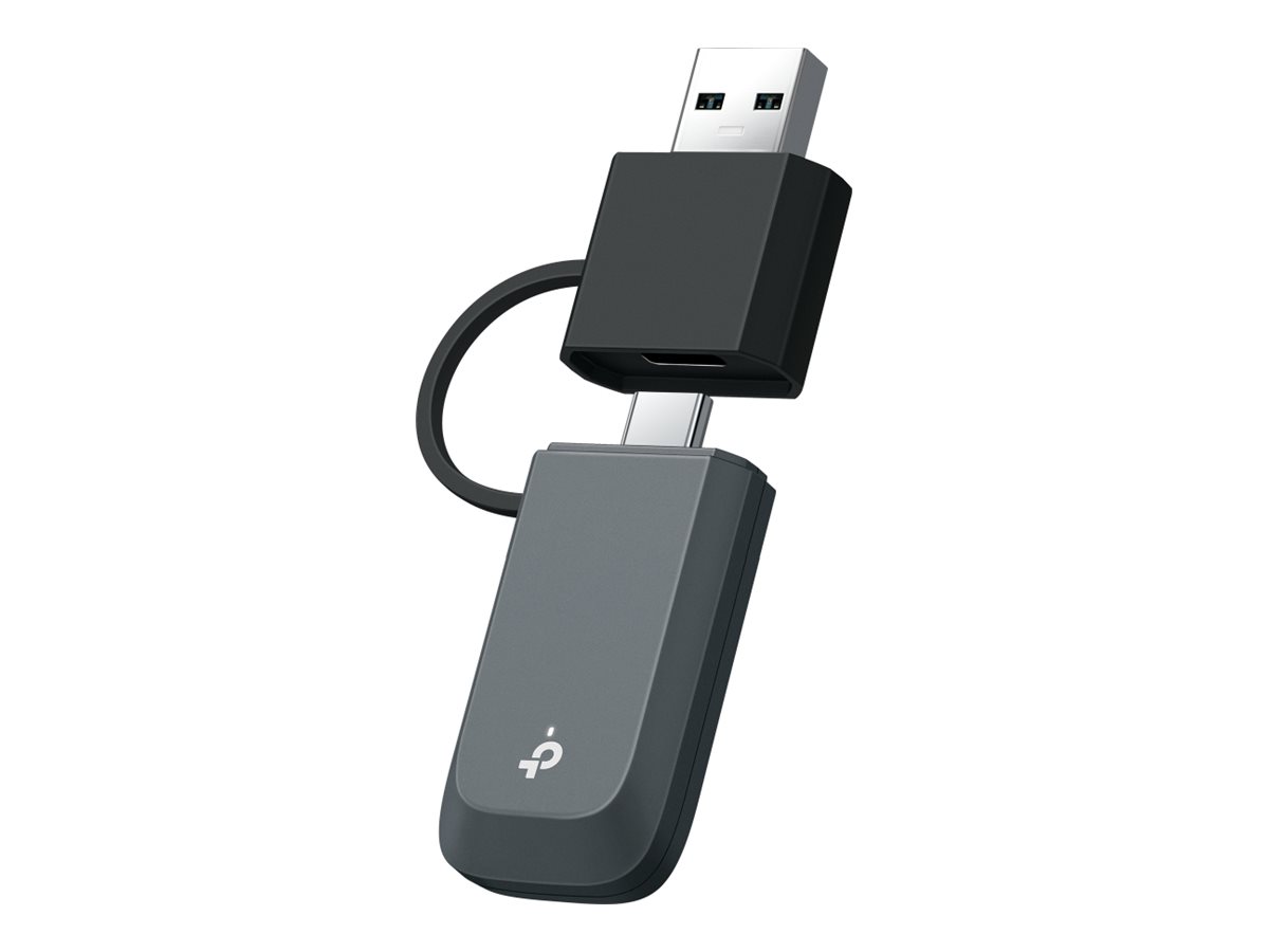 TP-LINK BE6500 Tri-Band Wi-Fi 7 Mini Wireless USB Adapter - Archer TBE400U - 2.4 GHz, 5 GHz, 6 GHz - 802.11ax - MU-MiMO No - no PoE - Antenna type Internal