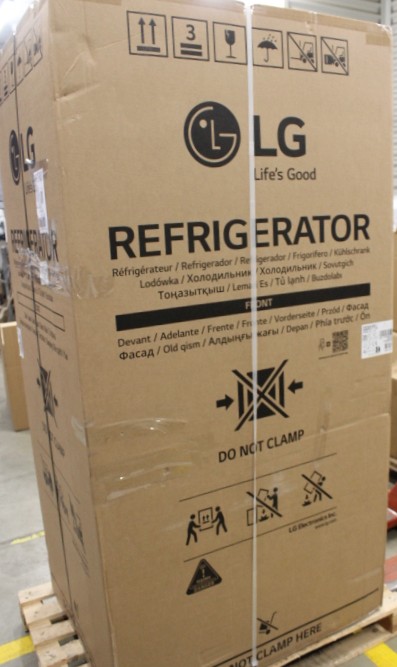 SALE OUT. LG GSGV81PYLL Refrigerator, Free-standing, Side by Side, E, Height 1.79 m, Net fridge 416 L, Net freezer 190 L, Silver - SALE OUT. LG Refrigerator - GSGV81PYLL - Energy efficiency class E - Free standing - Side by side - Height 179 cm - Fridge n