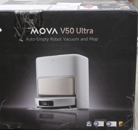 SALE OUT. MOVA V50 Ultra Robot Vacuum, White - MOVA Robot Vacuum - V50 Ultra - Wet&Dry - 6400 mAh - Dust capacity 3.2 L - 24000 Pa - White - DAMAGED PACKAGING - 34 month(s)
