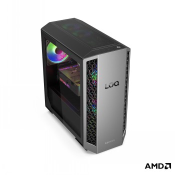 LENOVO LOQ TOWER RYZEN 9 8945HX/32GB/1TB SSD/AMD RADEON RX9070 XT 16GB/2X 120MM FRONT SYSTEM FAN WITH ARGB LIGHT + 120MM REAR SYSTEM FAN WITH ARGB LIGHT/W11H (LUNA GREY/ECLIPSE BLACK)