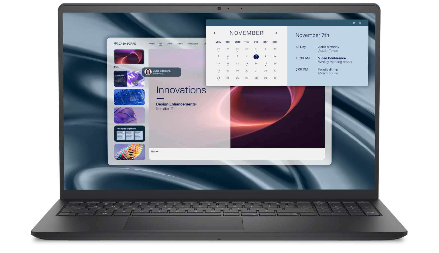 Dell Pro 15 Essential PV15255 - Carbon Black - 15.6 " - FHD - 1920 x 1080 pixels - AMD Ryzen 3 - 7320U - 8 GB - LPDDR5 - Solid-state drive capacity 512 GB - AMD Radeon 610M Graphics - Windows 11 Pro - 802.11ac - Keyboard language English - Warranty 36 mon