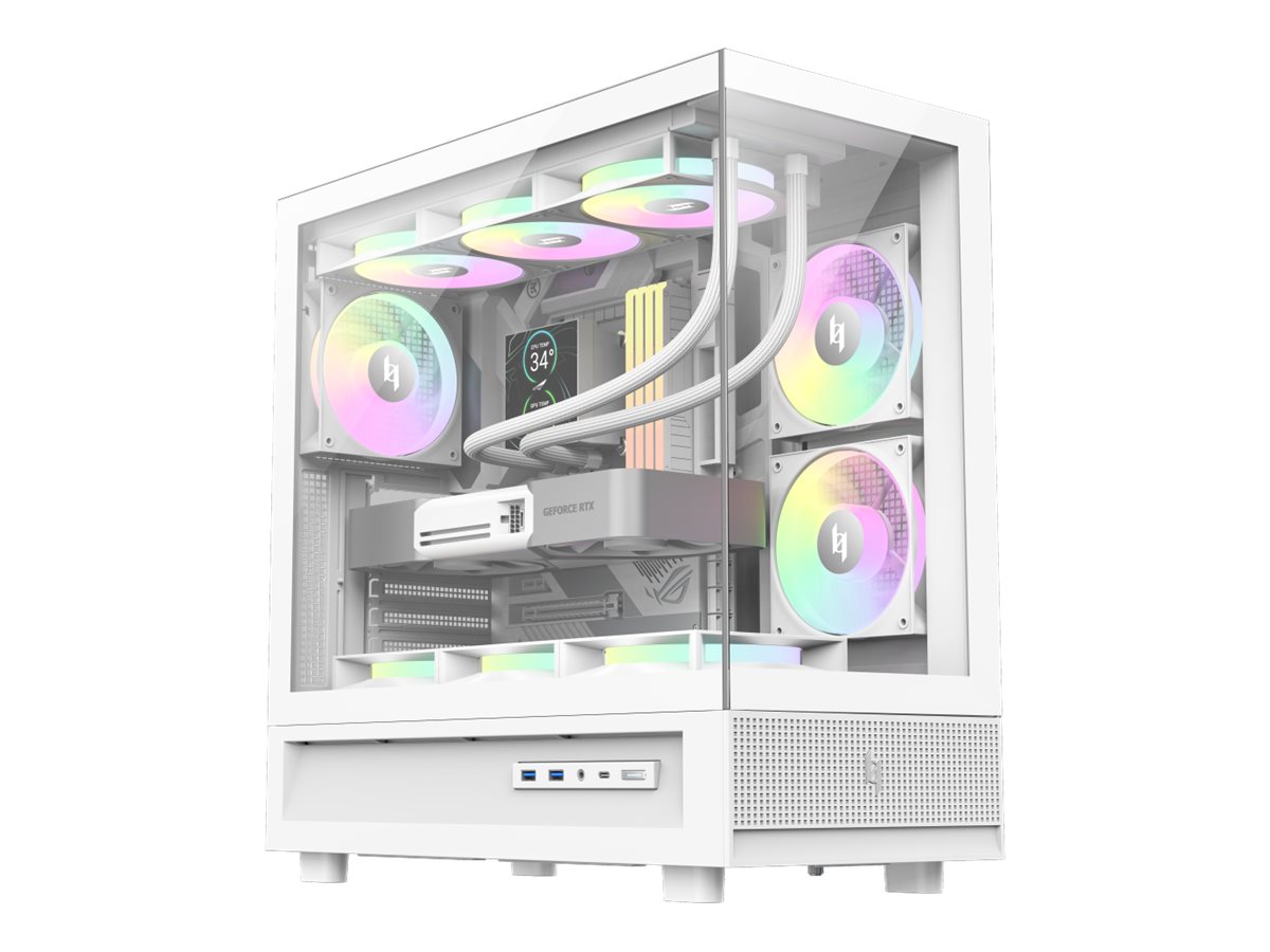 Gamemax Case - NEX C51 WH - ATX/BTF