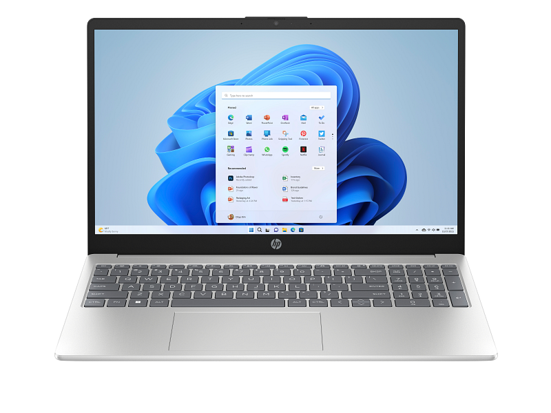 HP - 15 - 15-fc0041ny - Silver - 15.6 " - FHD - 1920 x 1080 pixels - AMD Ryzen 5 - 5625U - 16 GB - DDR4-SDRAM - Solid-state drive capacity 256 GB - AMD Radeon Graphics - Windows 11 Home - 802.11ax - Bluetooth version 5.4 - Keyboard language English - Warr