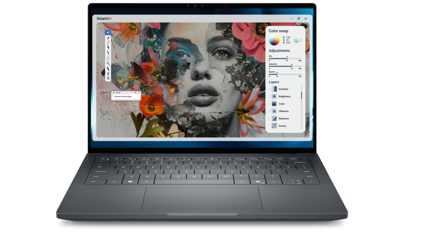 Dell Pro Precision 7 14 PW714260 - 14 " - FHD+ - 1920 x 1200 pixels - Anti-glare - Intel Core Ultra 7 - 366H - 32 GB - LPDDR5x - Solid-state drive capacity 1000 GB - NVIDIA RTX PRO 1000 Blackwell - GDDR7 - 8 GB - Windows 11 Pro - Keyboard language English