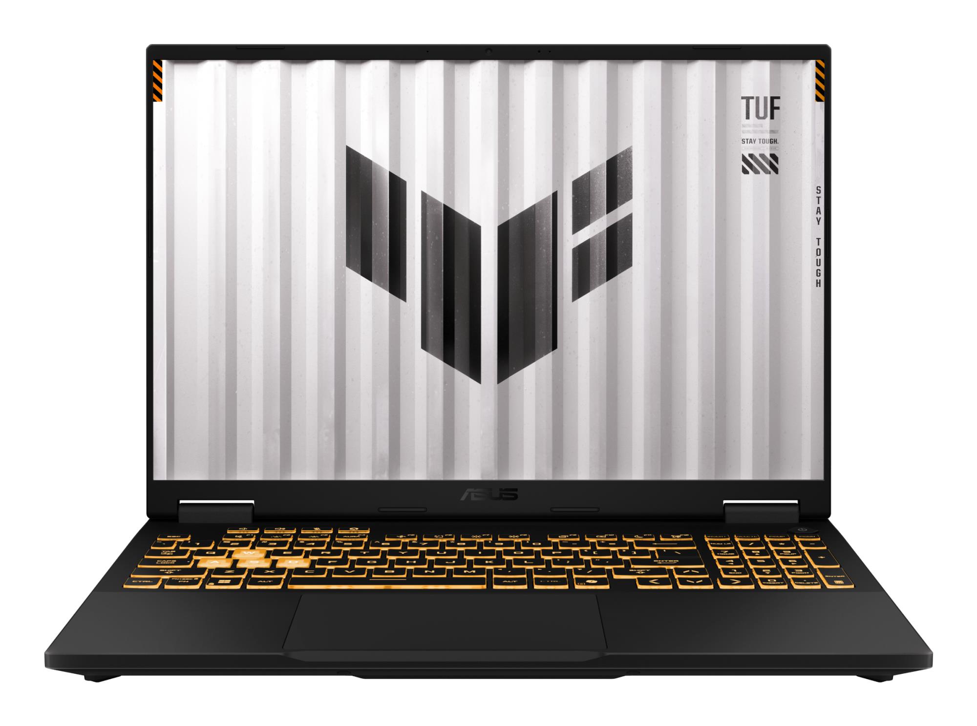 Notebook|ASUS|TUF|FX608JHI-QT325W|CPU Intel® CoreT i5|i5-14450HX|16 "|2560 x 1600 pixels|RAM 16 GB|DDR5-SDRAM|SSD 512 GB|Discrete graphics NVIDIA® GeForce RTXT 5050|8 GB|On-board graphics Yes|Numeric keypad Yes|OS installed Windows 11 Home|Colour Black,Gr