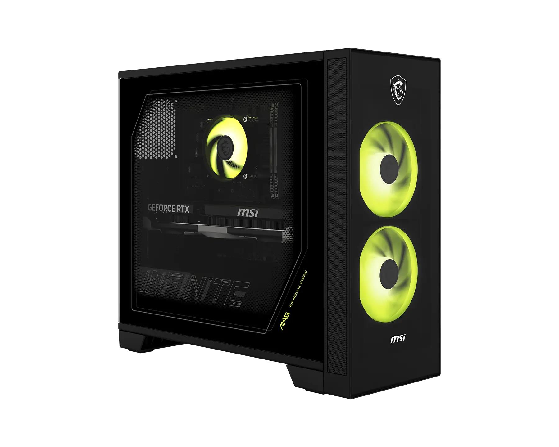 PC|MSI|Desktop|Intel Core Ultra 5|225F|16 GB|DDR5-SDRAM|Storage SSD|SSD 1 TB|NVIDIA GeForce RTX 5060|On board graphics Not available|Wi-Fi Yes|Bluetooth Yes|Windows 11 Home|MAGINFSAI2NVL5-013EU