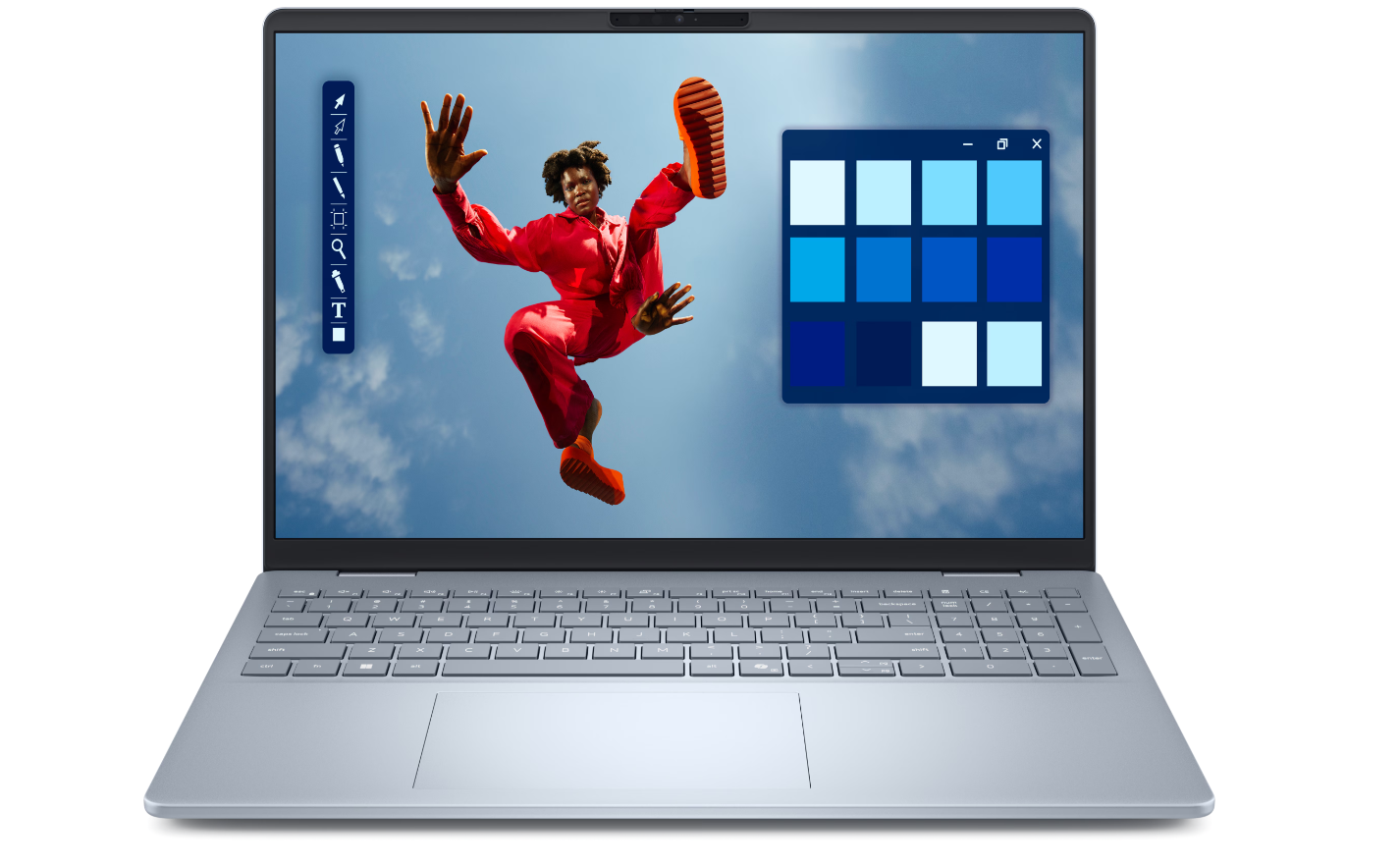 Dell - Plus 16 - Ice Blue - 16 " - WVA - Touchscreen - FHD+ - 1920 x 1200 pixels - Intel Core Ultra 7 - 258V - 32 GB - LPDDR5X - Solid-state drive capacity 1000 GB - Intel Arc Graphics - Windows 11 Pro - 802.11be - Keyboard language English - Keyboard bac