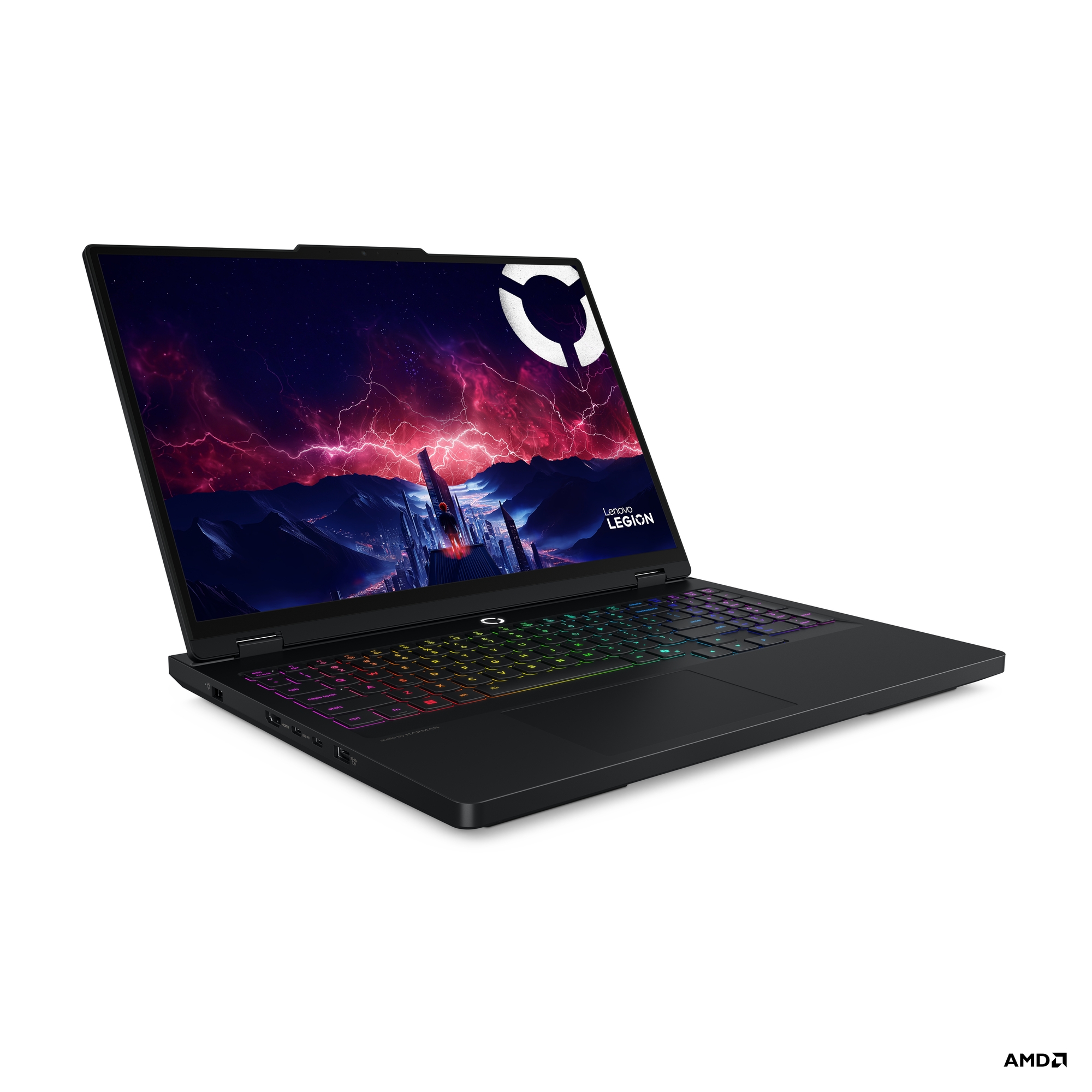 Lenovo Legion Pro 5 16AFR10 - Eclipse Black - 16 " - OLED - WQXGA - 2560 x 1600 pixels - 165 Hz - Glossy - AMD Ryzen 9 - 9955HX - 32 (2x16GB) GB - SO-DIMM DDR5 - Solid-state drive capacity 1000 GB - NVIDIA GeForce RTX 5070 - GDDR7 - 8 GB - Windows 11 Home