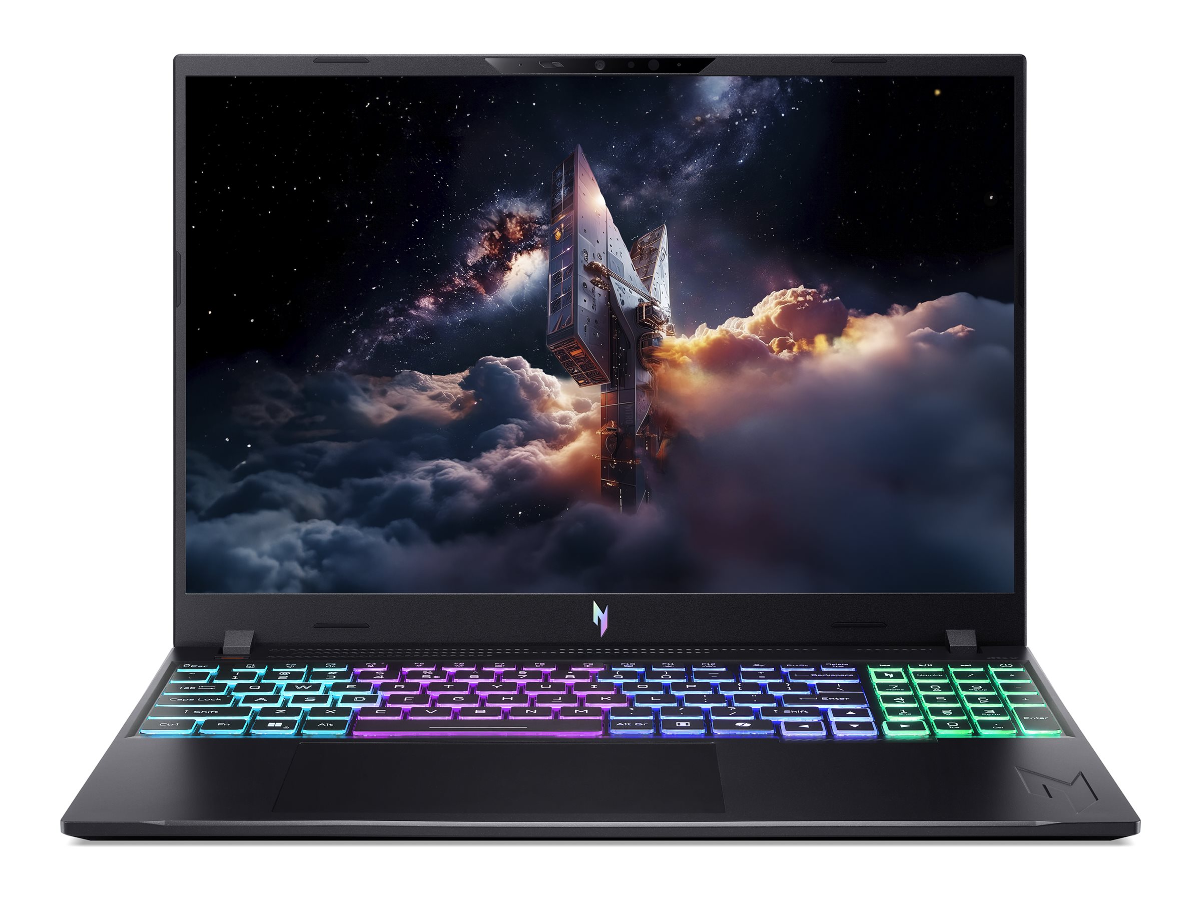 Acer Nitro V 16 AI ANV16-A71 - Black - 16 " - IPS - WUXGA - 1920 x 1200 pixels - Anti-glare - AMD Ryzen AI 7 - 450 - 32 GB - DDR5 SDRAM - Solid-state drive capacity 1000 GB - NVIDIA GeForce RTX 5060 - GDDR7 - 8 GB - Windows 11 Home - 802.11ax - Bluetooth 