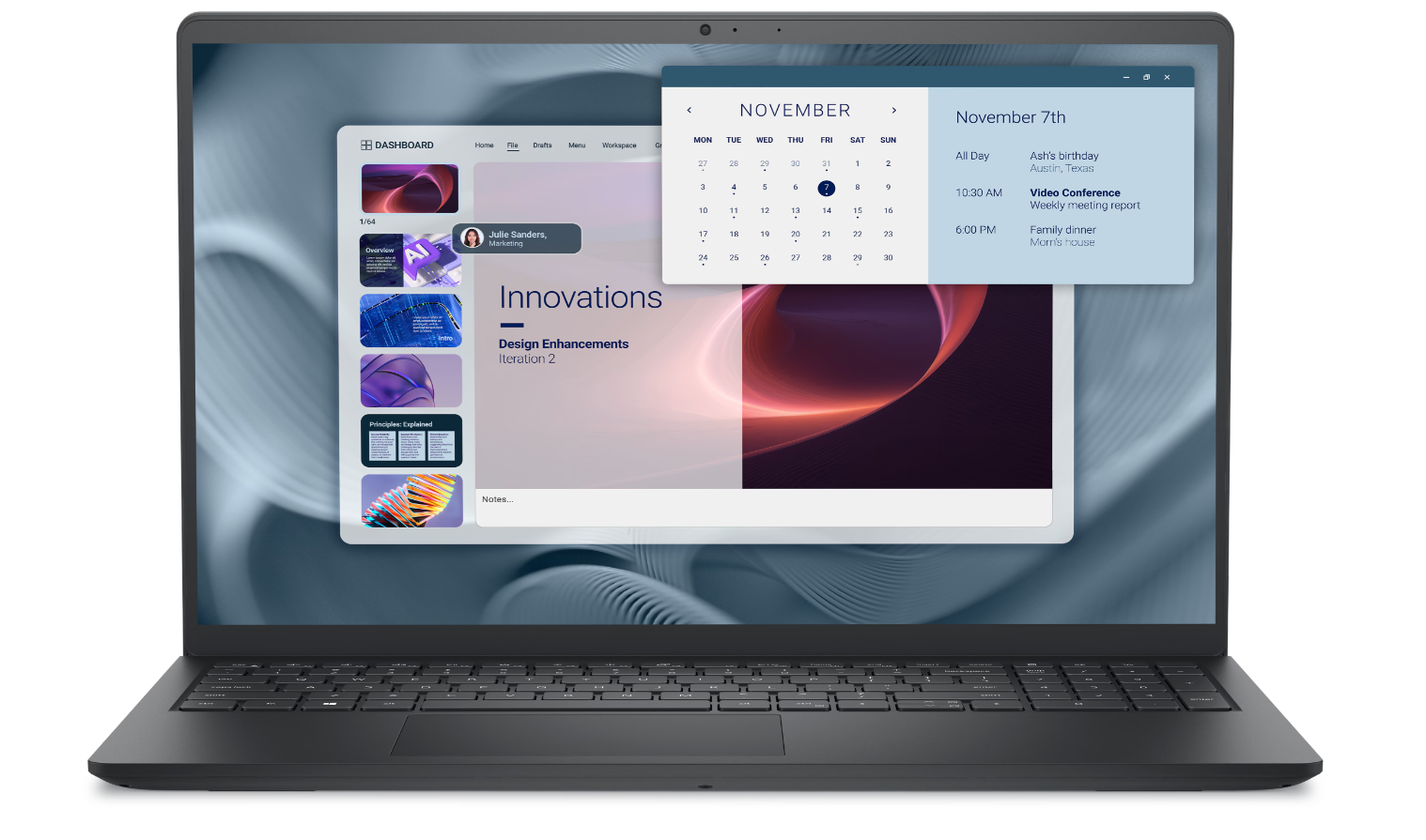 Dell Pro 15 Essential PV15250 - Carbon Black - 15.6 " - WVA - FHD - 1920 x 1080 pixels - Anti-glare - Intel Core i7 - i7-1355U - 16 GB - DDR5 - Solid-state drive capacity 1000 GB - Intel UHD Graphics - Windows 11 Pro - 802.11ax - Keyboard language English