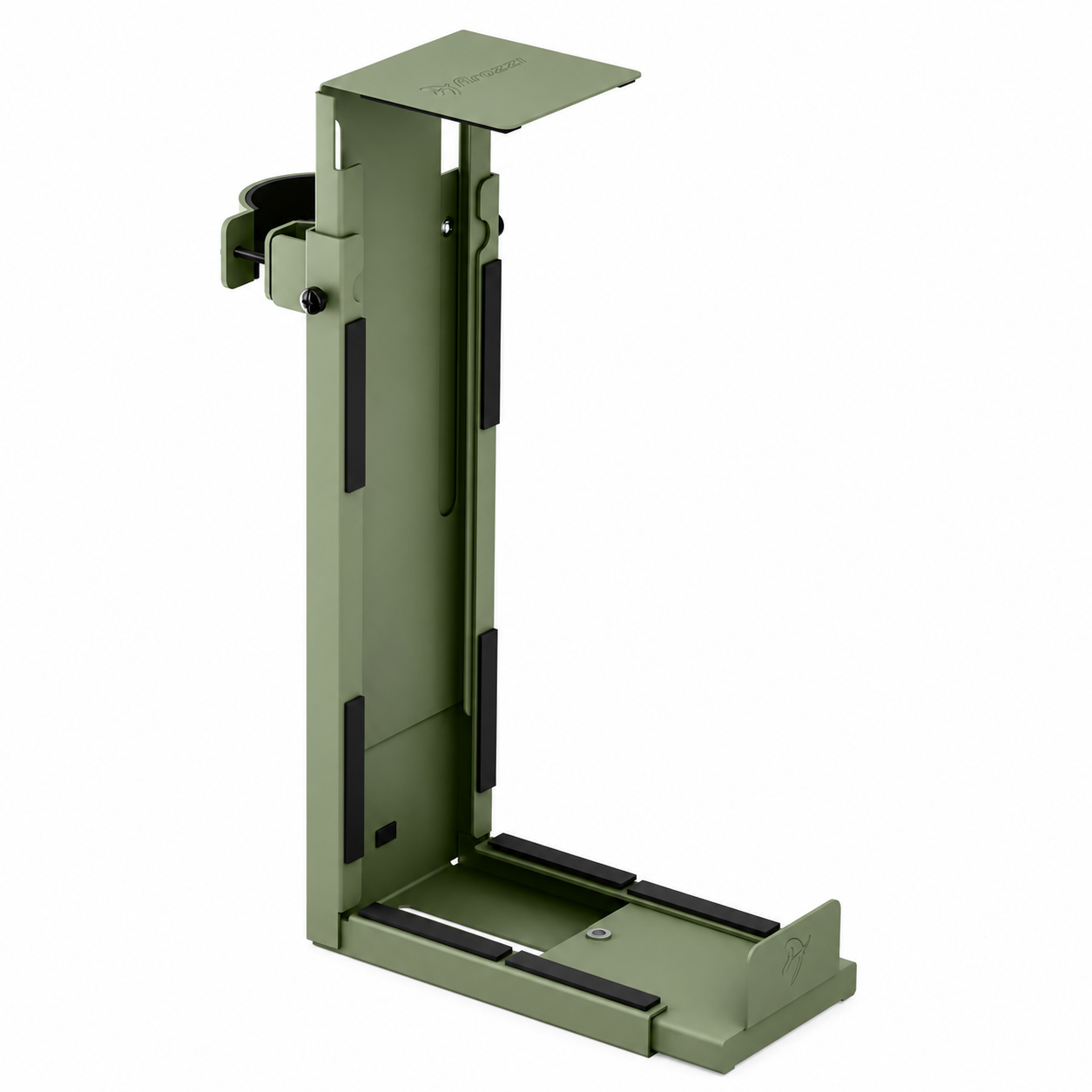 Arozzi - Under-desk - Arena PC Mount AZ-PCMOUNT-FST - Adjustable Height, Width - Forest Green