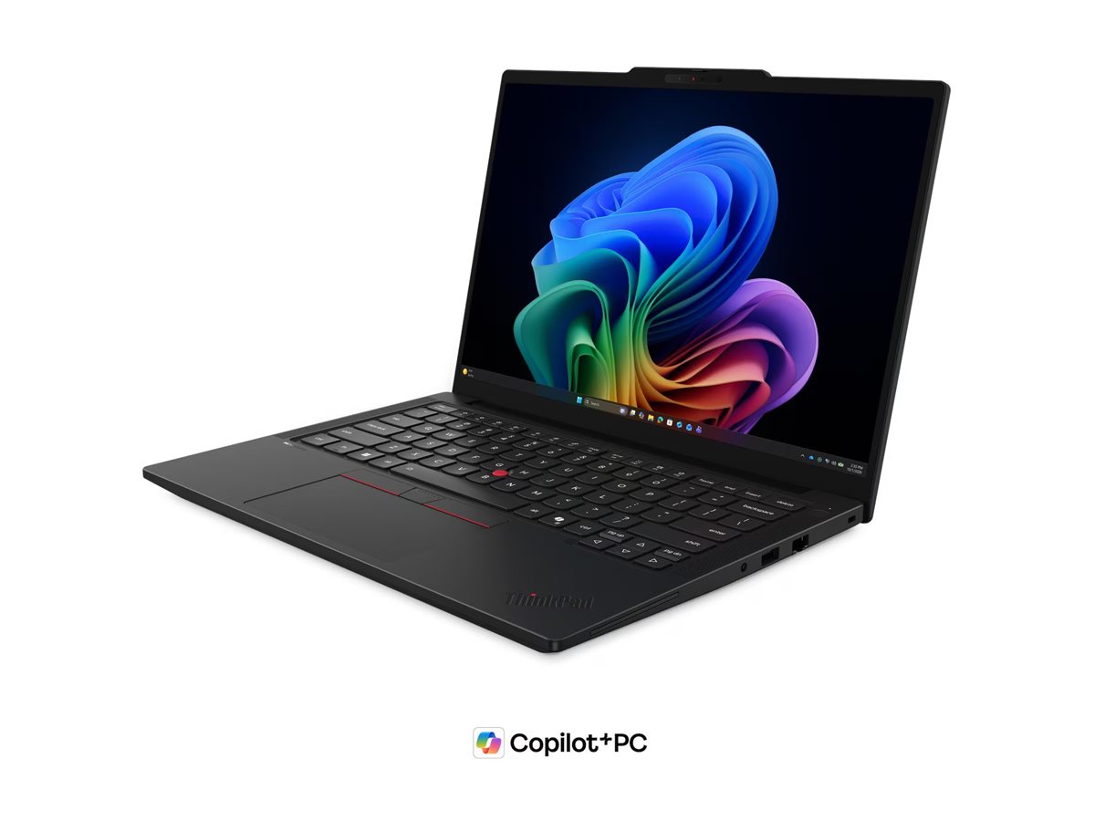 Lenovo ThinkPad T14 G7 Intel - Black - 14 " - IPS - WUXGA - 1920 x 1200 pixels - Anti-glare - Intel Core Ultra 7 - 355 - 32 GB - LPCAMM2 LPDDR5X - Solid-state drive capacity 512 GB - Intel Graphics - Windows 11 Pro - 802.11be - Bluetooth version 5.4 - 5G 