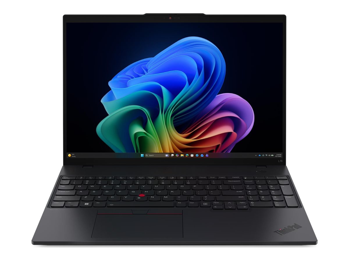 Lenovo ThinkPad L16 G3 AMD - Black - 16 " - IPS - WUXGA - 1920 x 1200 pixels - Anti-glare - AMD Ryzen AI 7 - 445 - 24 GB - SODIMM DDR5 - Solid-state drive capacity 512 GB - AMD Radeon 840M Graphics - Windows 11 Pro - 802.11be - Bluetooth version 5.4 - 4G 