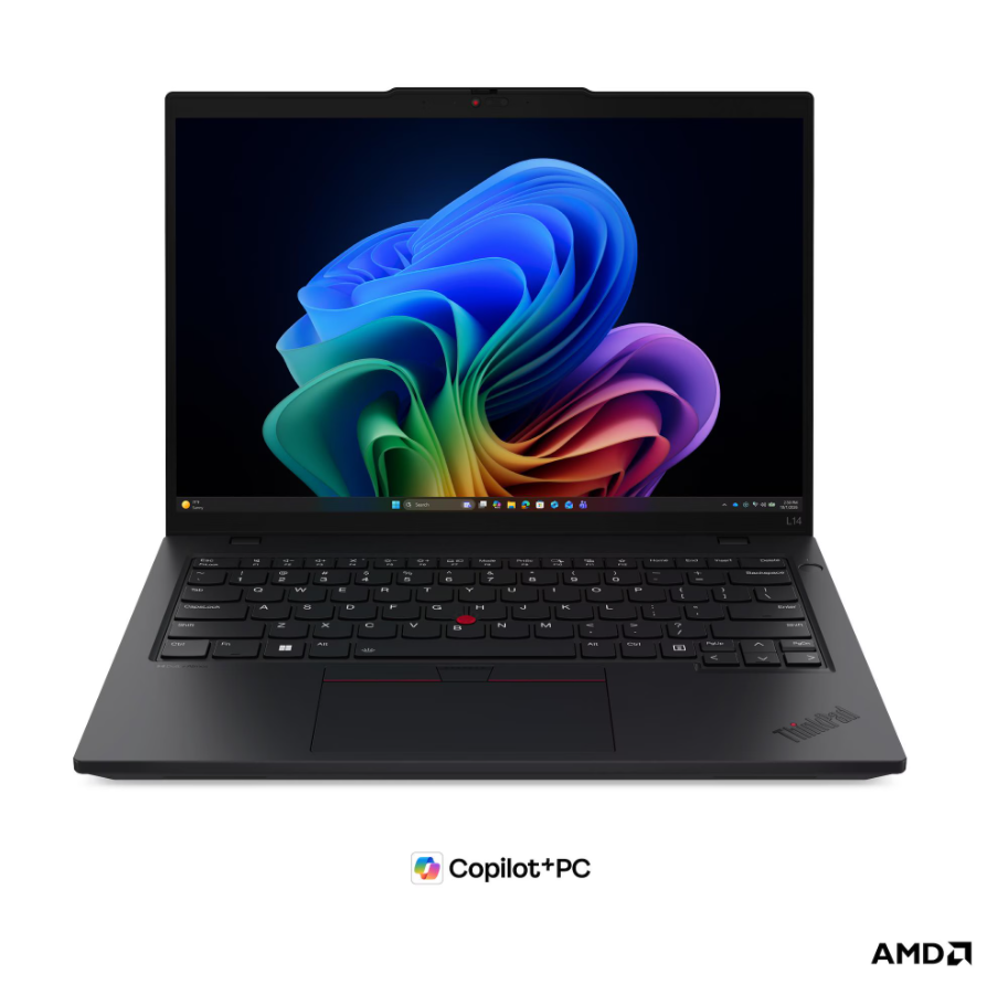 Lenovo ThinkPad L14 G7 AMD - Black - 14 " - IPS - WUXGA - 1920 x 1200 pixels - Anti-glare - AMD Ryzen AI 5 - 430 - 24 GB - SODIMM DDR5 - Solid-state drive capacity 512 GB - AMD Radeon 840M Graphics - Windows 11 Pro - 802.11be - Bluetooth version 5.4 - 4G 