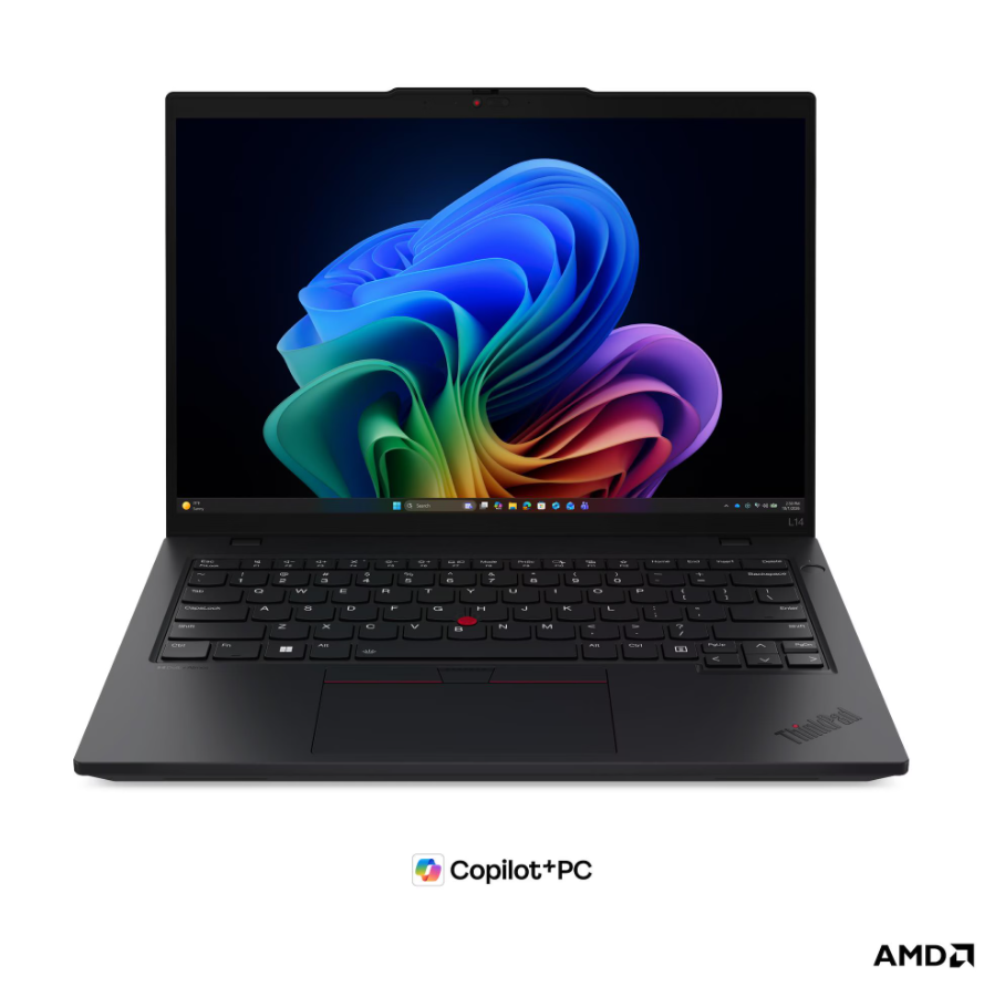 Lenovo ThinkPad L14 G7 AMD - Black - 14 " - IPS - WUXGA - 1920 x 1200 pixels - Anti-glare - AMD Ryzen AI 7 - 445 - 24 GB - SODIMM DDR5 - Solid-state drive capacity 512 GB - AMD Radeon 840M Graphics - Windows 11 Pro - 802.11be - Bluetooth version 5.4 - Key