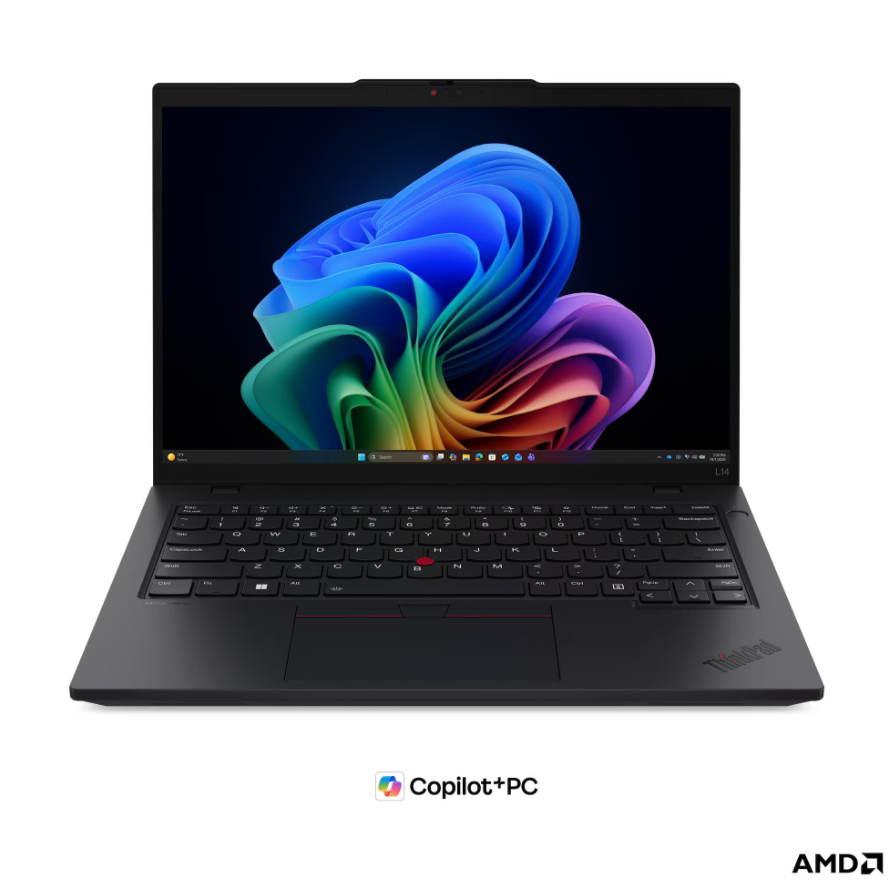 Lenovo ThinkPad L14 G7 AMD - Black - 14 " - IPS - WUXGA - 1920 x 1200 pixels - Anti-glare - AMD Ryzen AI 7 - 445 - 24 GB - SODIMM DDR5 - Solid-state drive capacity 512 GB - AMD Radeon 840M Graphics - Windows 11 Pro - 802.11be - Bluetooth version 5.4 - 4G 