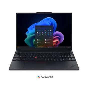 Lenovo ThinkPad E16 G4 Intel - Black - 16 " - IPS - WUXGA - 1920 x 1200 pixels - Anti-glare - Intel Core Ultra 5 - 325 - 16 GB - SODIMM DDR5 - Solid-state drive capacity 512 GB - Intel Graphics - Windows 11 Pro - 802.11be - Bluetooth version 5.4 - Keyboar