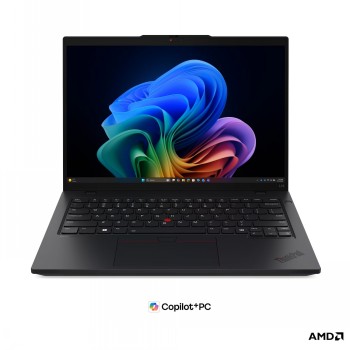Lenovo ThinkPad L14 G7 AMD - Black - 14 " - IPS - WUXGA - 1920 x 1200 pixels - Anti-glare - AMD Ryzen AI 5 - 430 - 16 GB - SODIMM DDR5 - Solid-state drive capacity 512 GB - AMD Radeon 840M Graphics - Windows 11 Pro - 802.11be - Bluetooth version 5.4 - 4G 