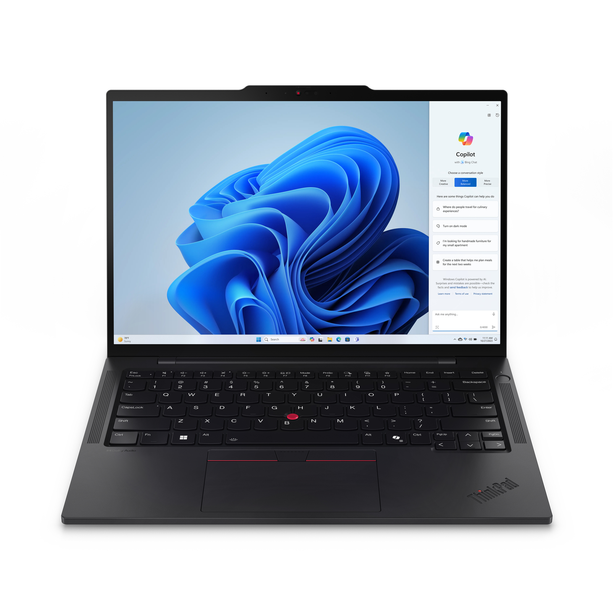 Lenovo ThinkPad T14s Gen 5 Core™ Ultra 5 135U 512GB SSD 32GB 14" (1920x1200) TOUCHSCREEN WIN11 Pro ECLIPSE BLACK Backlit Keyboard FP Reader 1YW