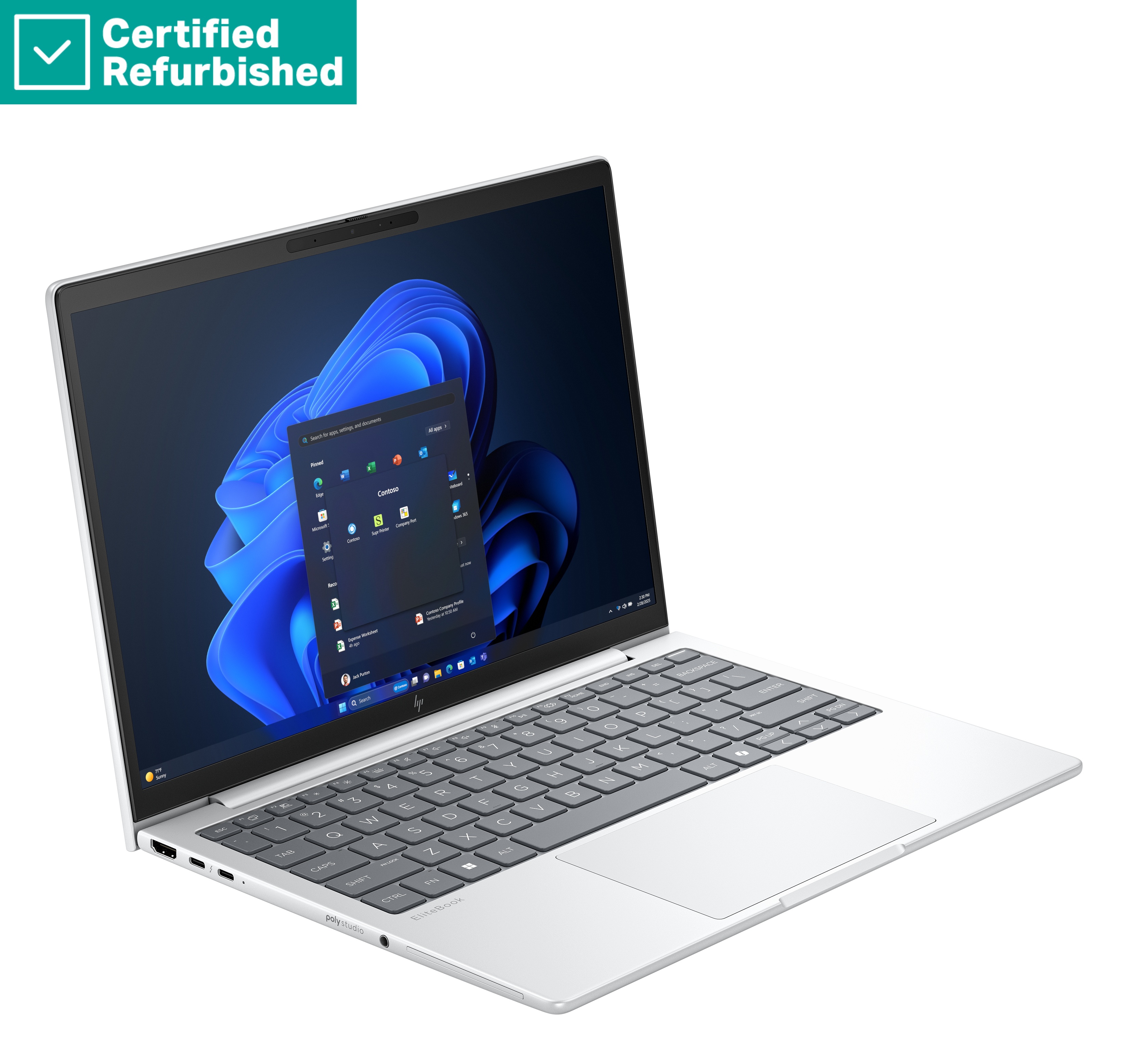RENEW GOLD HP EliteBook 8 G1a 13 - Ryzen 5 PRO 230, 16GB, 256GB SSD, 13.3 WUXGA 300-nit AG, FPR, UK backlit keyboard, 62Wh, Win 11 Pro, 1 years